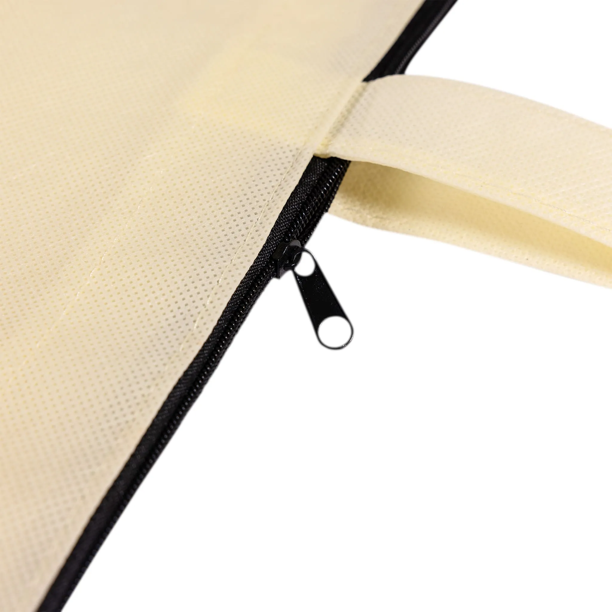 Zippered Large Tote Bags - Reusable Grocery Bags - GN61
