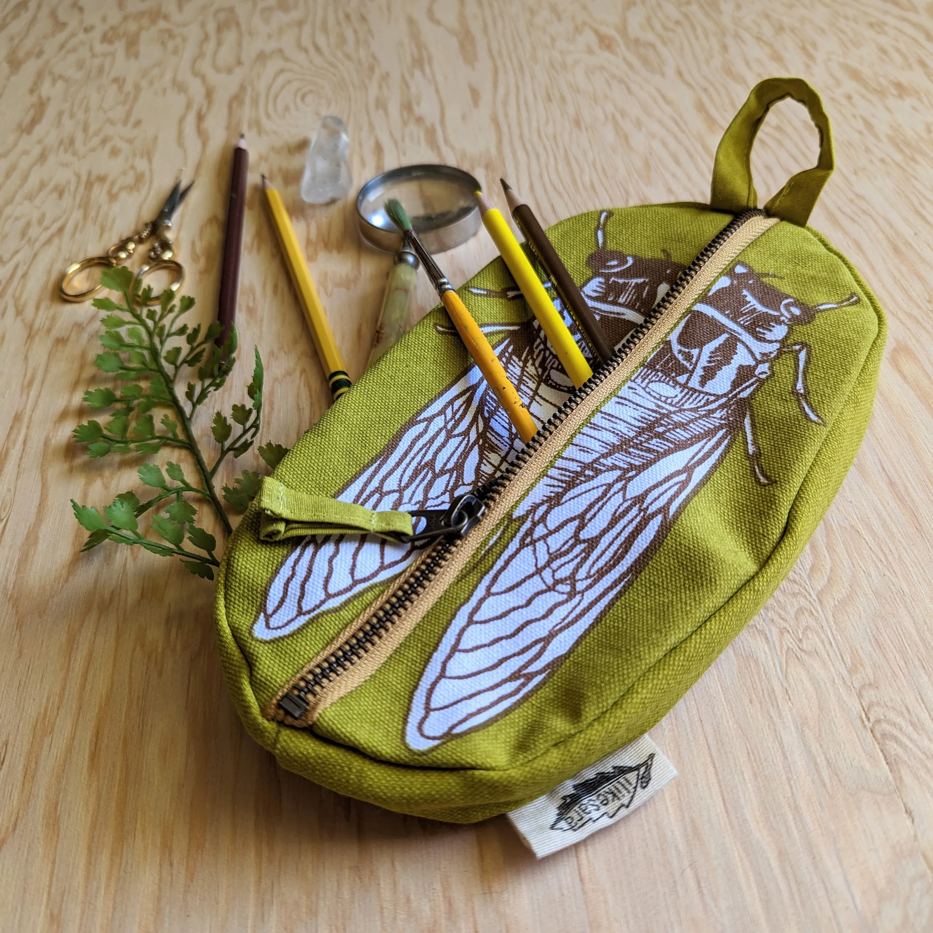 zippered pouch | cicada PRE-ORDER