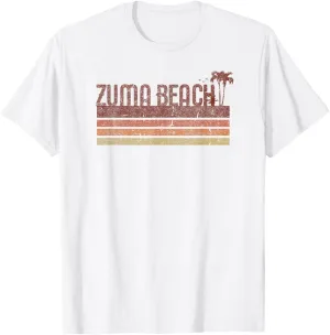 Zuma Beach California Vintage 70s 80s Vacation T-Shirt