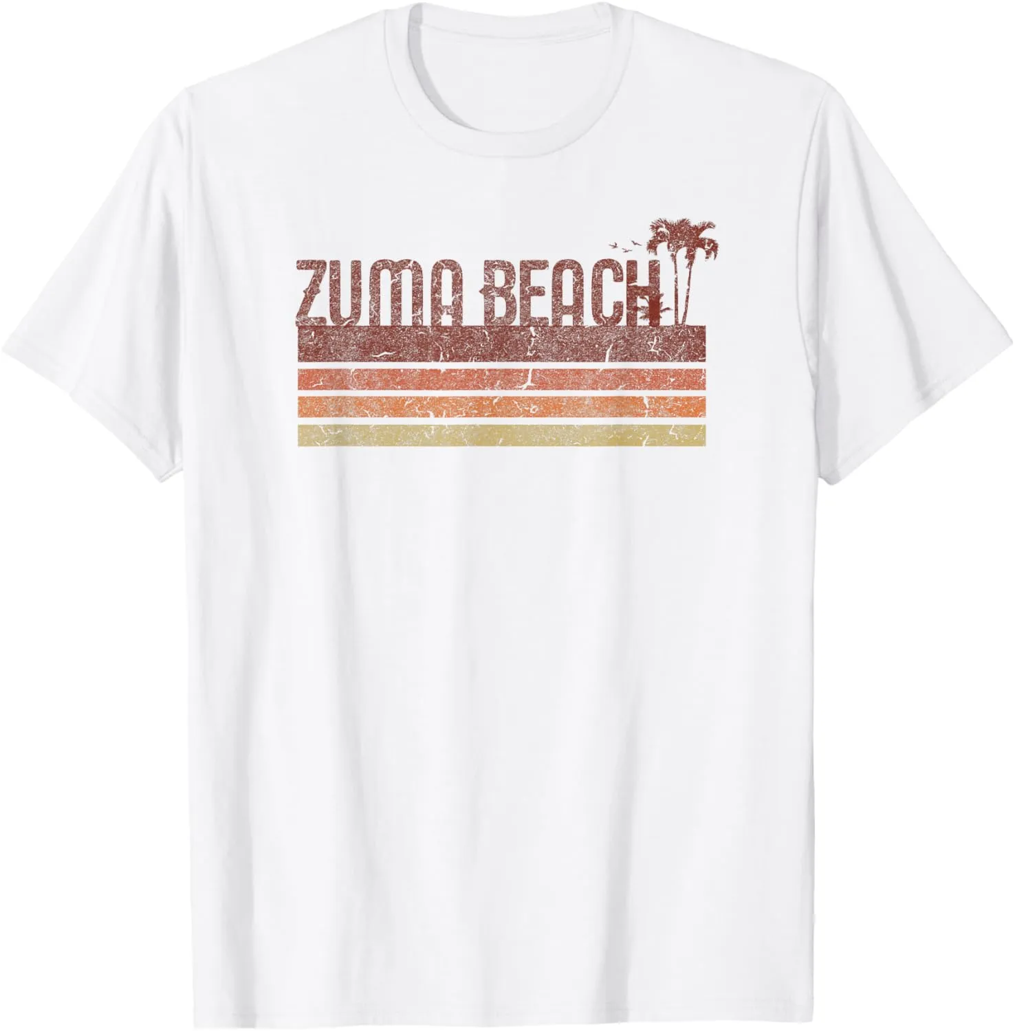 Zuma Beach California Vintage 70s 80s Vacation T-Shirt