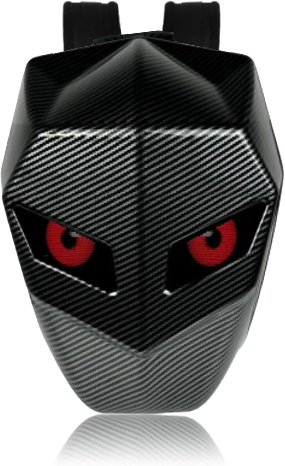 Zunate New Shape Motorcycle LED Backpack, Motorcycle Helmet Bag with Programmable Eyes Screen, Water Proof USB Powered 3D Motorbike Backpack for Travel Riding